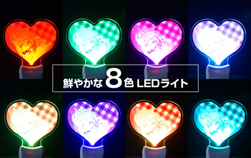 ライブの熱狂を形にする：アクリルペンライト